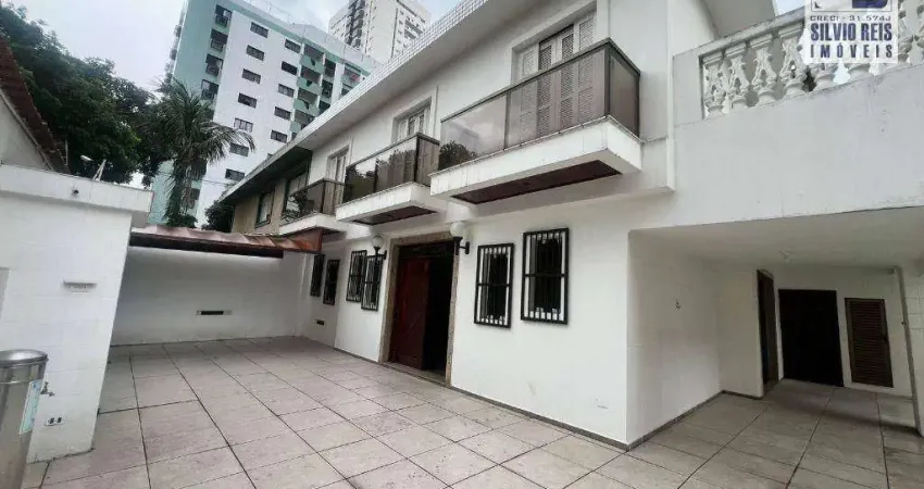 Casa com 4 dormitórios para alugar, 276 m² por R$ 14.400,00/mês - Ponta da Praia - Santos/SP
