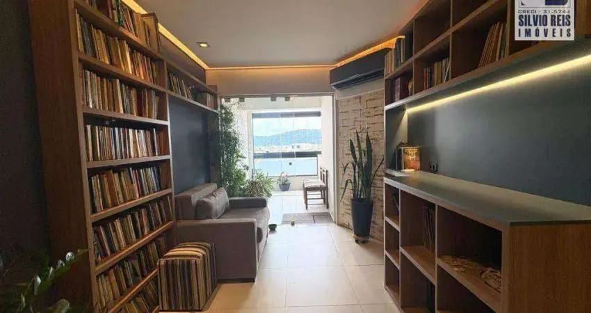 Apartamento com 2 dormitórios para alugar, 107 m² por R$ 5.900,02/mês - Ponta da Praia - Santos/SP