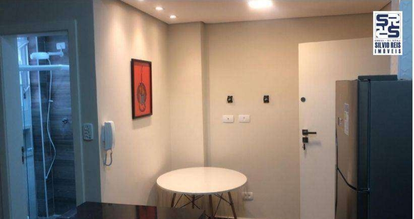 Kitnet com 1 dormitório para alugar, 22 m² por R$ 2.280,02/mês - José Menino - Santos/SP