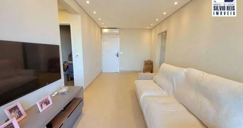 Apartamento com 2 dormitórios à venda, 82 m² por r$ 1.300.000 - aparecida - santos/sp