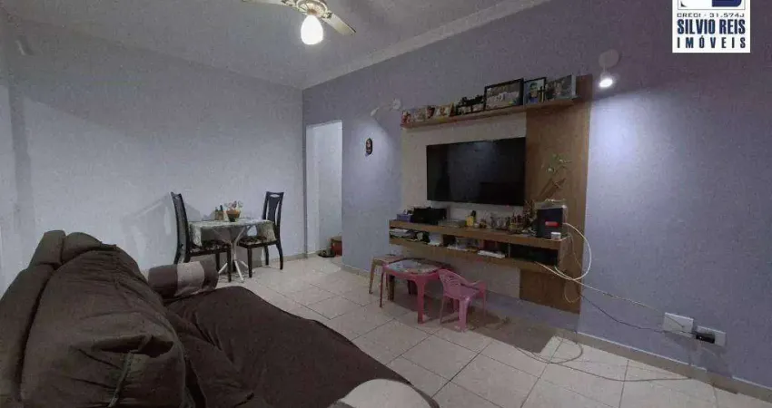 Apartamento com 2 dormitórios à venda, 71 m² por r$ 382.000,00 - marapé - santos/sp