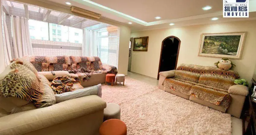 Cobertura com 5 dormitórios, 353 m² - venda por r$ 2.750.000,00 ou aluguel por r$ 15.000,00/mês - embaré - santos/sp