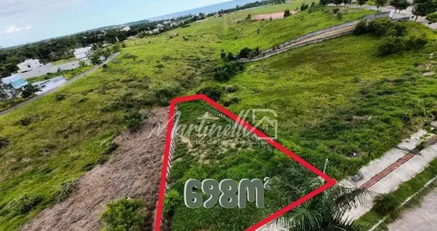 Lotem em praia grande, com vista eterna para o mar, lote com 698M²