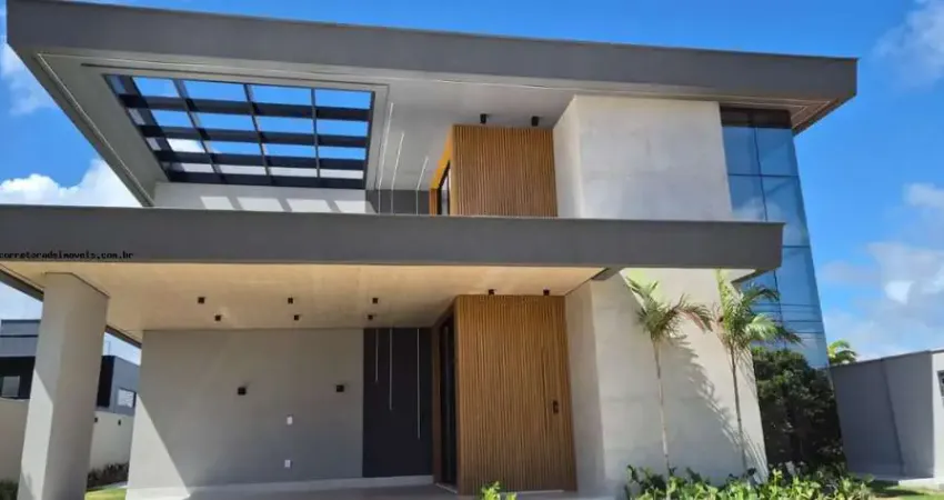 Casa em condomínio para venda em parnamirim, pium (distrito litoral), 3 dormitórios, 3 suítes, 4 banheiros, 4 vagas