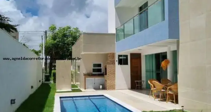 Casa em condomínio para venda em parnamirim, pium (distrito litoral), 3 dormitórios, 2 suítes, 4 banheiros, 4 vagas