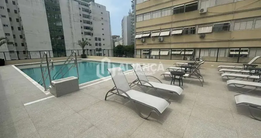Apartamento com 2 dormitórios à venda, 69 m² por r$ 1.200.000,00 - josé menino - santos/sp