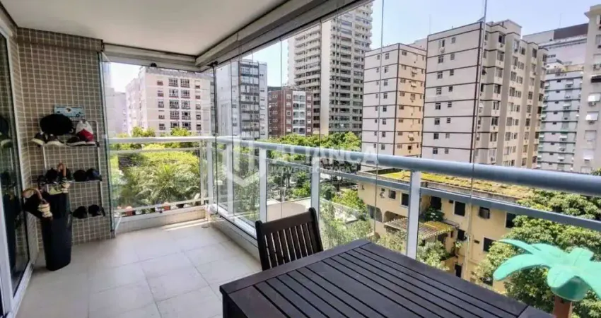 Apartamento com 3 dormitórios à venda, 100 m² por r$ 1.250.000,00 - josé menino - santos/sp