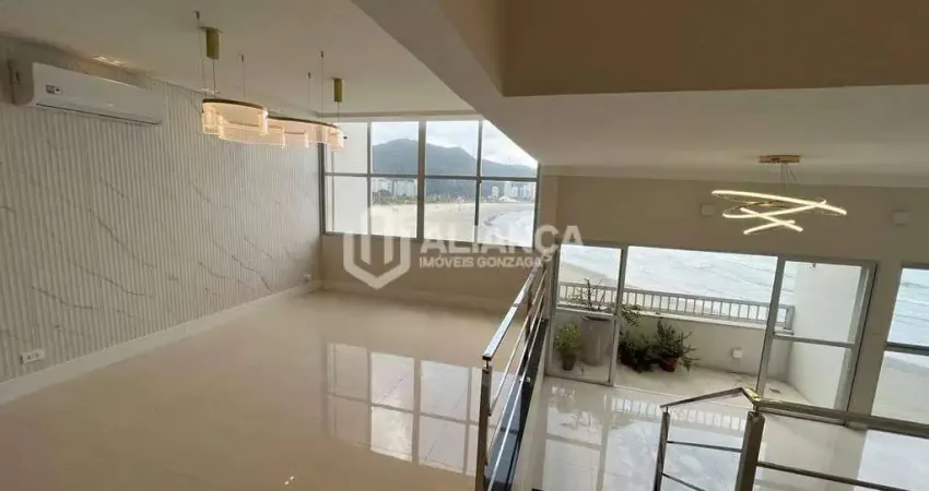 Apartamento com 4 dormitórios à venda, 235 m² por r$ 2.000.000,00 - ilha porchat - são vicente/sp