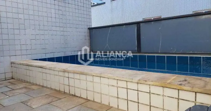 Cobertura com 2 dormitórios para alugar, 110 m² por r$ 5.0500,00/mês - gonzaga - santos/sp