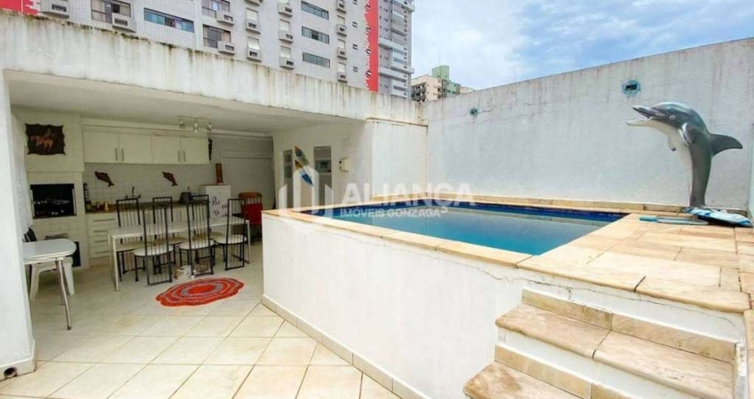 Casa com 3 dormitórios à venda por R$ 1.390.000,00 - Gonzaga - Santos/SP