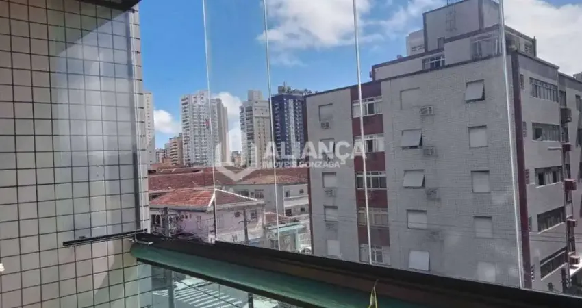 Apartamento com 3 dormitórios à venda, 150 m² por r$ 1.000.000,00 - embaré - santos/sp