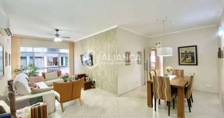 Apartamento com 3 dormitórios à venda, 126 m² por r$ 790.000,00 - embaré - santos/sp
