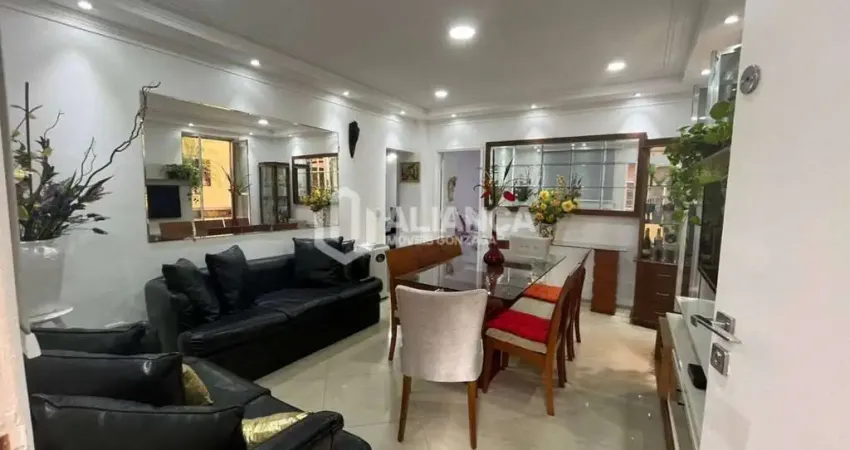 Apartamento  à venda 2 quartos , 80 m² por r$ 550.000 - pompéia - santos/sp