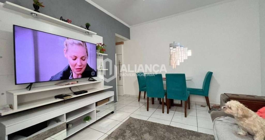 Apartamento com 3 dormitórios à venda, 98 m² por R$ 490.000,00 - Pompéia - Santos/SP