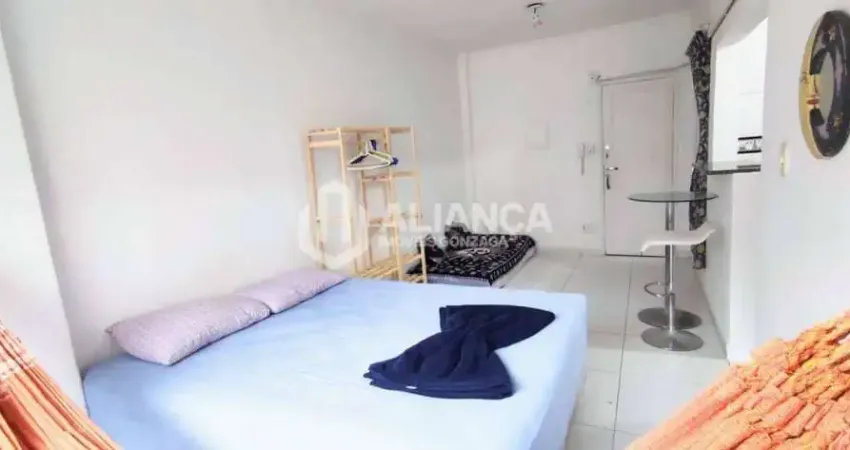 Apartamento com 1 dormitório à venda por r$ 180.000 - itararé - são vicente/sp
