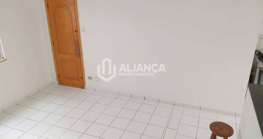 Apartamento à venda com 2 dormitórios à venda, 75 m² por R$ 320.000 - Gonzaga - Santos/SP