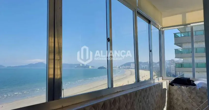 Apartamento 2 suítes, vista panorâmica da orla, embaré, santos-sp