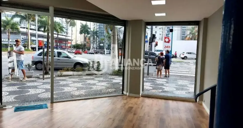 Ponto comercial para alugar na Rua Galeão Carvalhal, Gonzaga, Santos