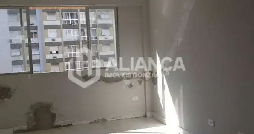 Apartamento à venda 2 dormitórios prédio frente mar no gonzaga
