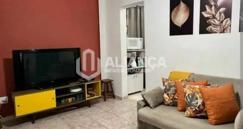 Apartamento com 1 quarto à venda na Rua Jorge Tibiriçá, Gonzaga, Santos
