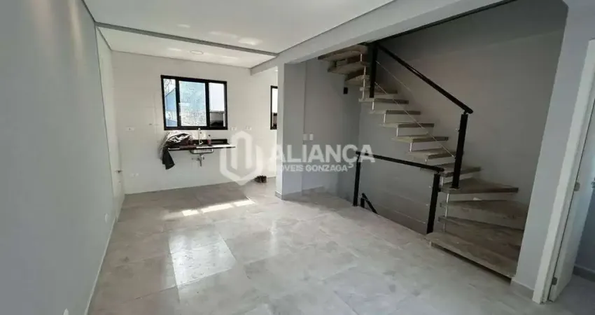 Casa com 2 quartos para alugar na Rua Alberto Veiga, Marapé, Santos