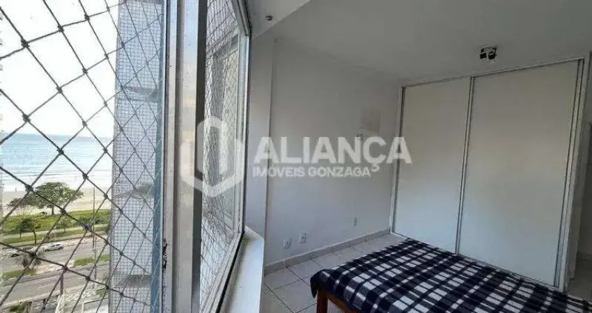 Apartamento vista mar 2 quartos com quarto reversível para área interna