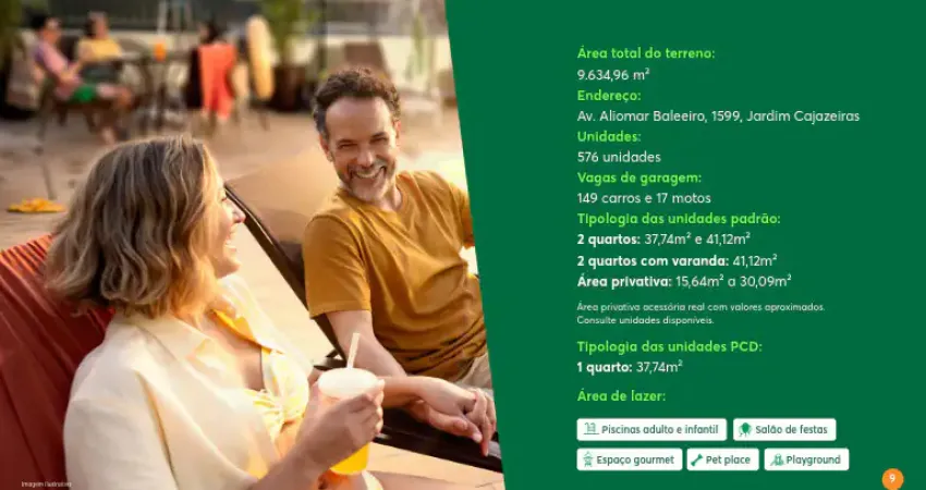 Lançamento mrv - golf riviera apartamento 2/4 com ou sem varanda