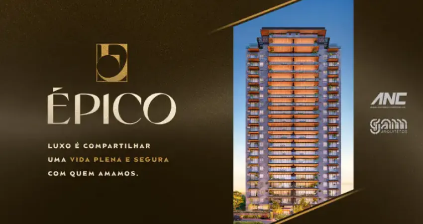 Lançamento épico residencial - apartamento 4 suítes 3 vagas