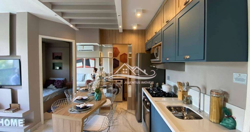 Apartamento com 2 dormitórios à venda, 34 m² por R$ 400.000,00 - Tatuapé - São Paulo/SP