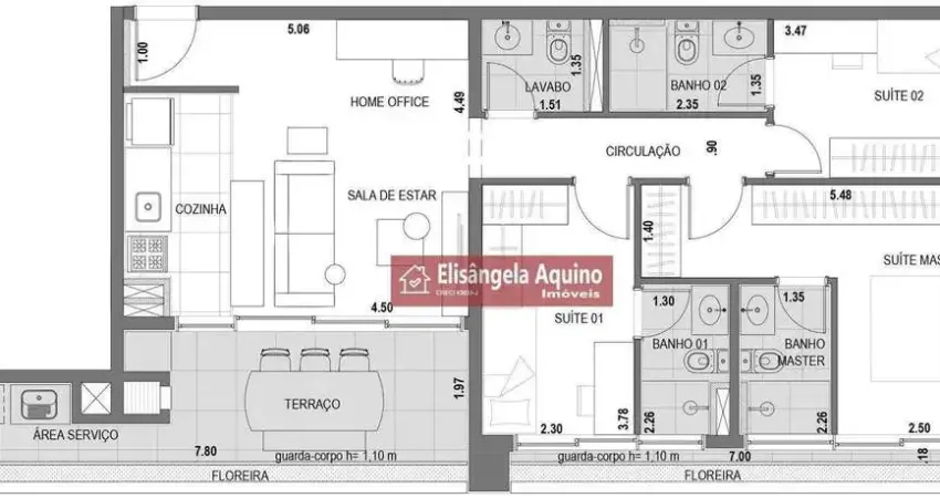Apartamento com 3 dormitórios à venda, 104 m² por R$ 1.420.000 - Campo Belo - São Paulo/SP