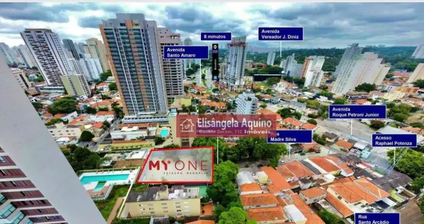 Apartamento com 1 dormitório à venda, 28 m² por r$ 459.000,00 - jardim das acácias - são paulo/sp