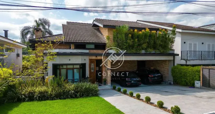 Casa com 4 dormitórios à venda, 500 m² por r$ 4.800.000 - residencial onze (alphaville) - santana de parnaíba/sp