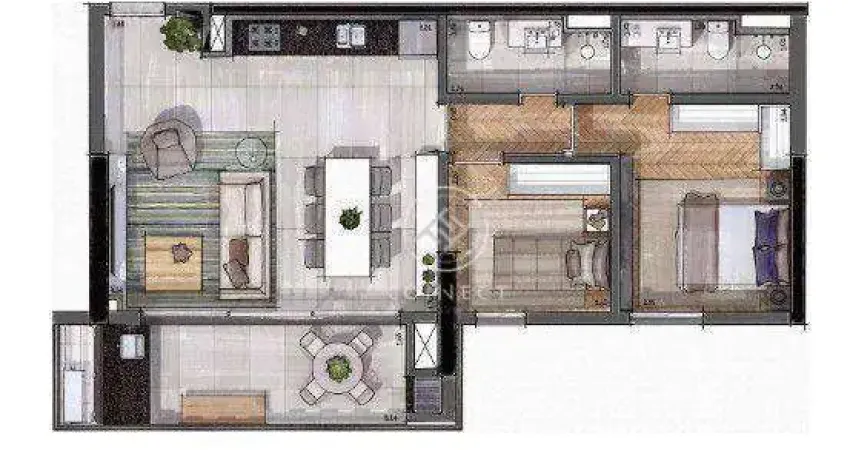 Apartamento com 2 dormitórios à venda, 78 m² por r$ 1.250.000,00 - brooklin - são paulo/sp