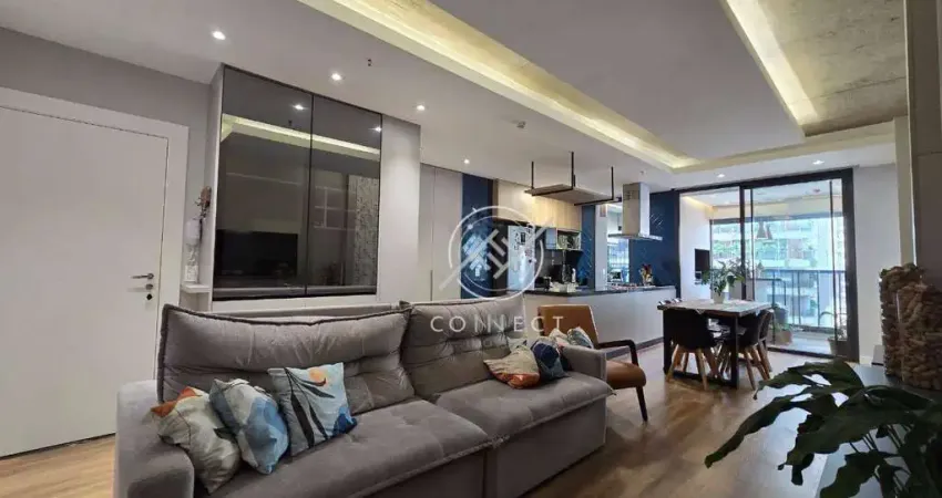 Apartamento com 3 dormitórios à venda, 105 m² por r$ 1.850.000,00 - brooklin - são paulo/sp