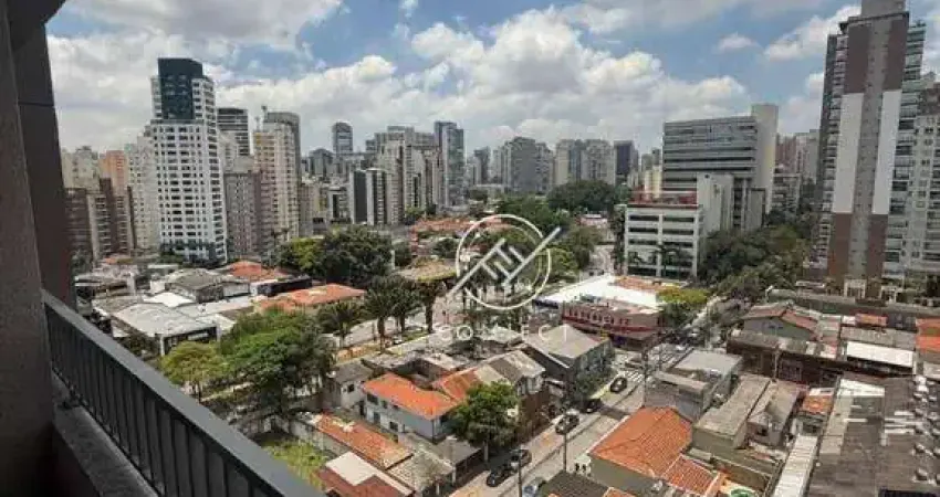 Apartamento com 1 dormitório para alugar, 25 m² por r$ 4.000,00/mês - vila olímpia - são paulo/sp
