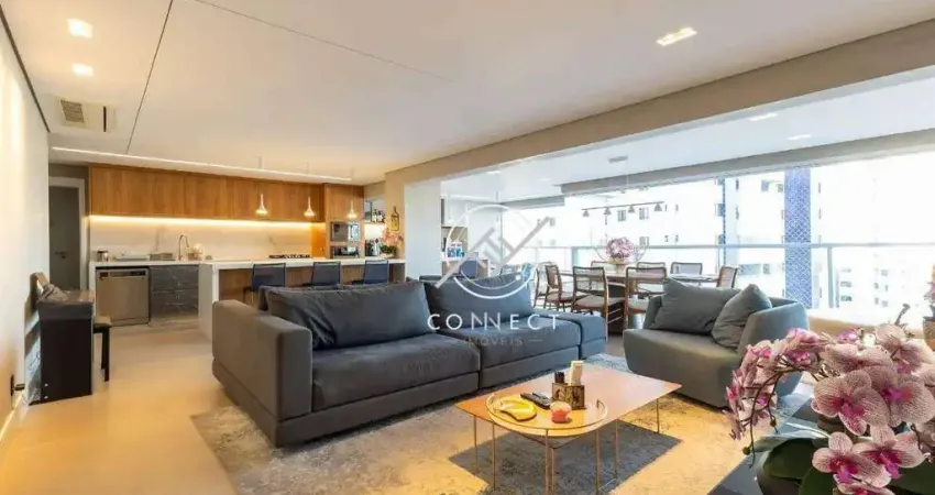 Apartamento com 4 dormitórios à venda, 189 m² por r$ 3.950.000,00 - chácara santo antônio - são paulo/sp