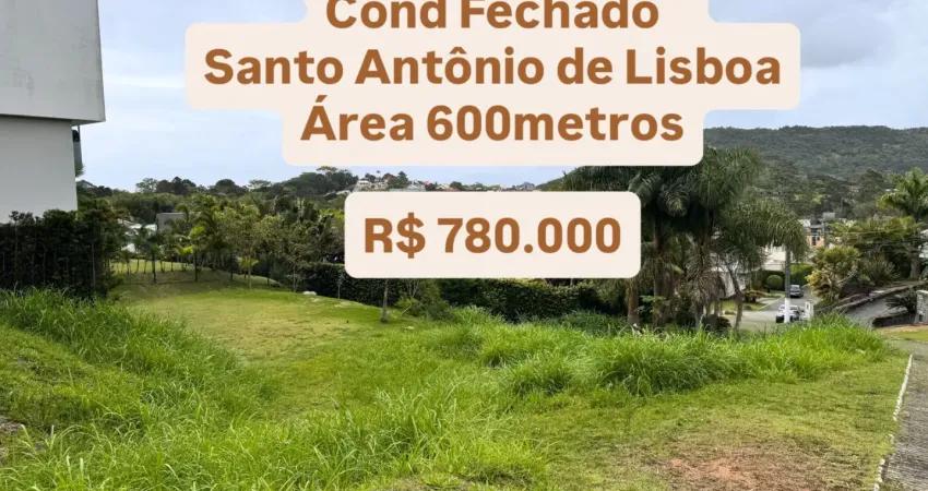 Terreno à venda em condomínio fechado – santo antônio de lisboa