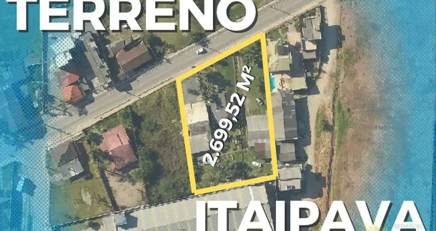 🏭 terreno de 2.699m² de frente para avenida no bairro itaipava: oportunidade única para comércio/indústria!