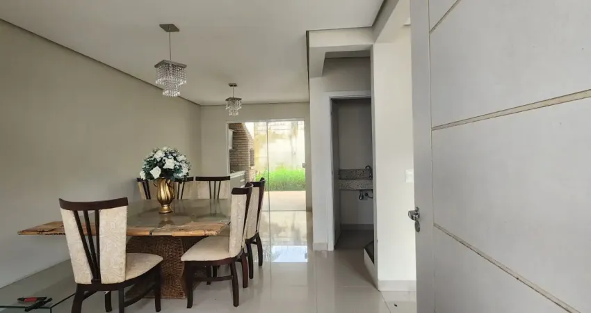 Sobrado terra bonita com três dormitórios sendo uma suite e churrasqueira