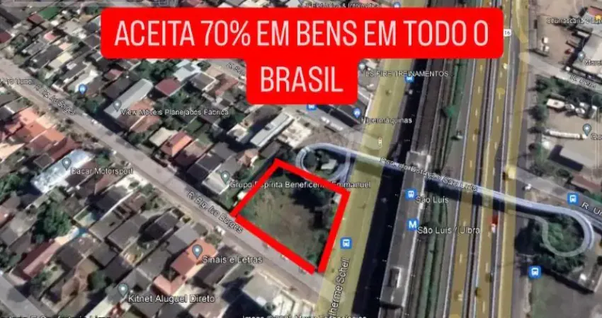 Terreno comercial à venda na Avenida Guilherme Schell, São Luis, Canoas
