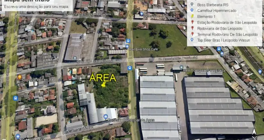 Terreno à venda na Rua Doutor Hillebrand, Rio dos Sinos, São Leopoldo