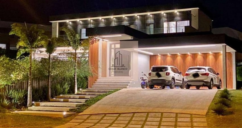Linda casa térrea  no Condomínio Lago Azul, com 4 suítes!