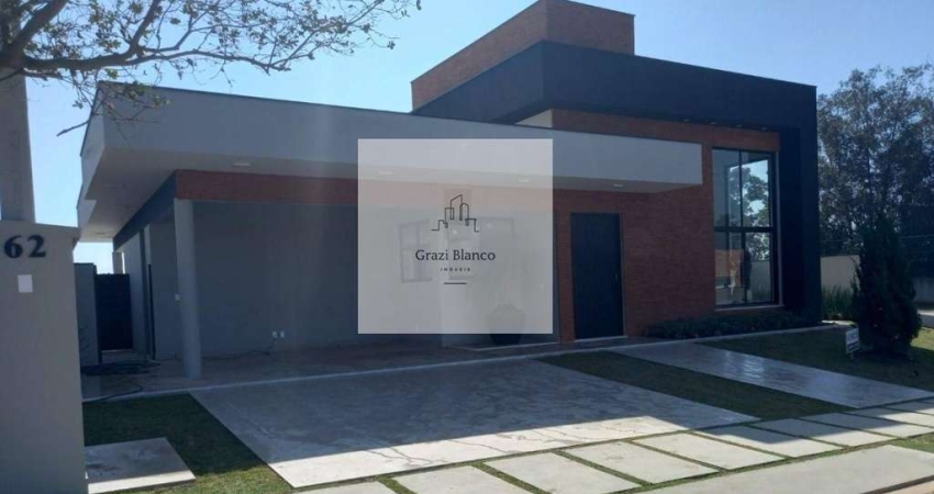 Belíssima casa térrea no Condomínio Evidence em Araçoiaba da Serra