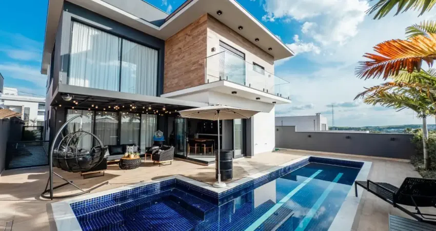 Linda casa com 4 suítes no condomínio portal dos bandeirantes em salto sp