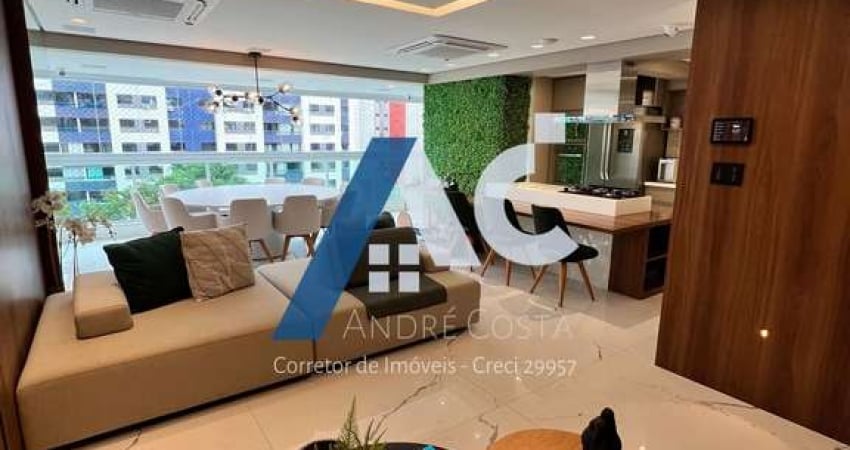 Apartamento Alto Padrão 126M²  no Loteamento Aquarius - PORTEIRA FECHADA