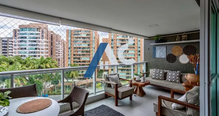 Apartamento Alto Padrão com 3 suítes, sendo a Master com closet, 141 M² em Alphaville 1