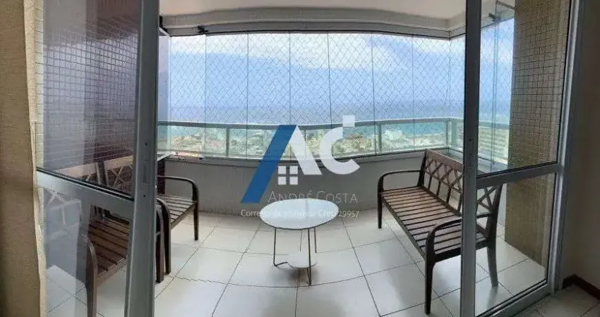 Aluguel Apartamento com 2 Quartos e 3 banheiros, 88 m² Nascente e vista mar Pituba