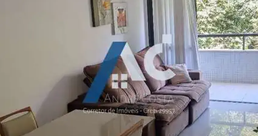 Aluguel Apartamento 3/4 Mobiliado na Pituba - 86m² com Suíte, Ar e Eletros