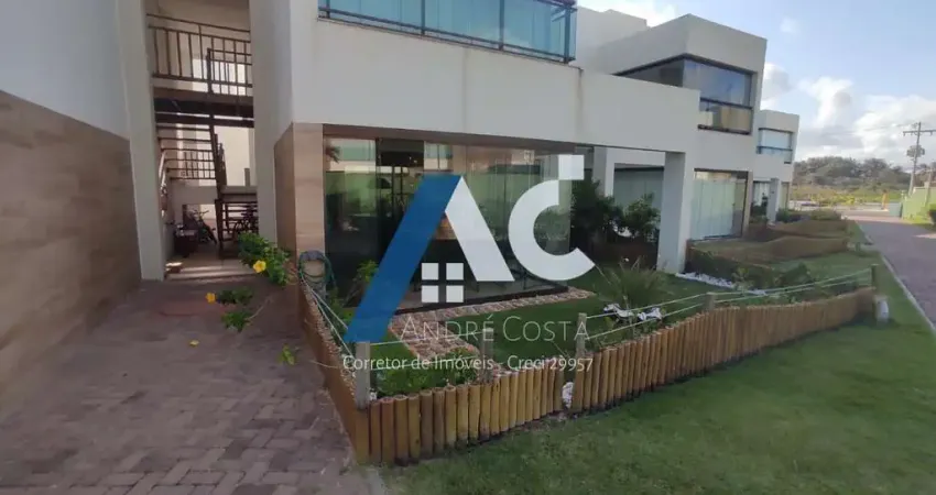 Apartamento garden com 3/4 - 1 suíte, finamente decorado e mobiliado em itacimirim - frente mar - pé na areia