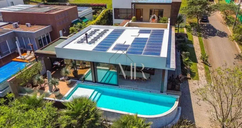 Casa com 4 dormitórios à venda, 641 m² por r$ 6.200.000,00 - condominio porto atibaia - atibaia/sp